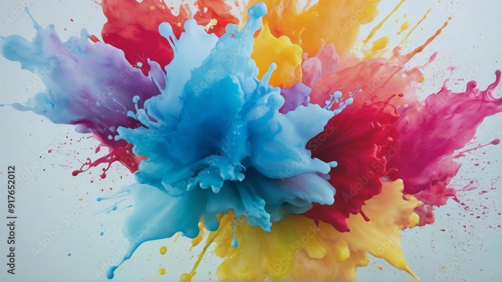 Obraz premium abstract splash watercolor background