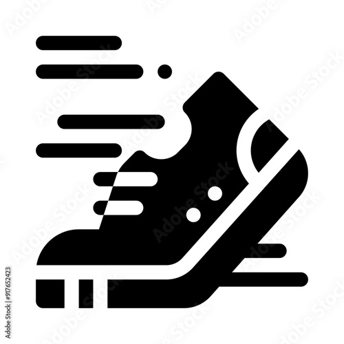 footwear glyph icon
