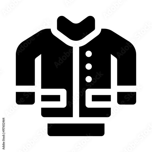 outerwear glyph icon