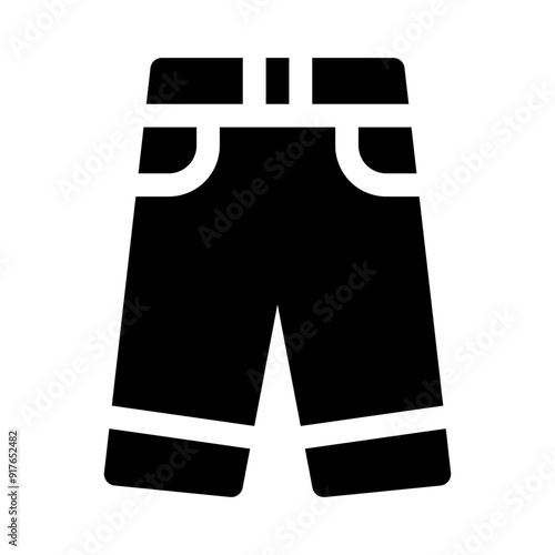 trousers glyph icon