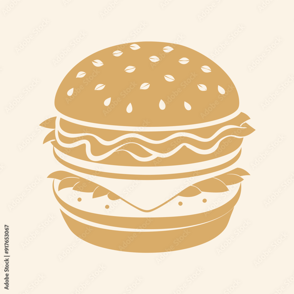 Hamburger Editable Vector Design. Generated With AI Hamburger Editable Vector Design. Generated With AI