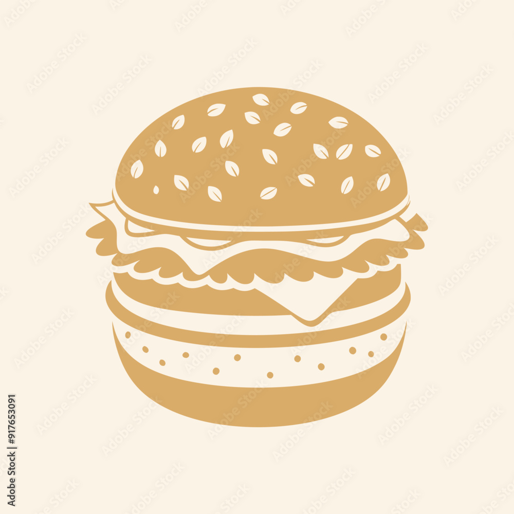 Hamburger Editable Vector Design. Generated With AI Hamburger Editable Vector Design. Generated With AI