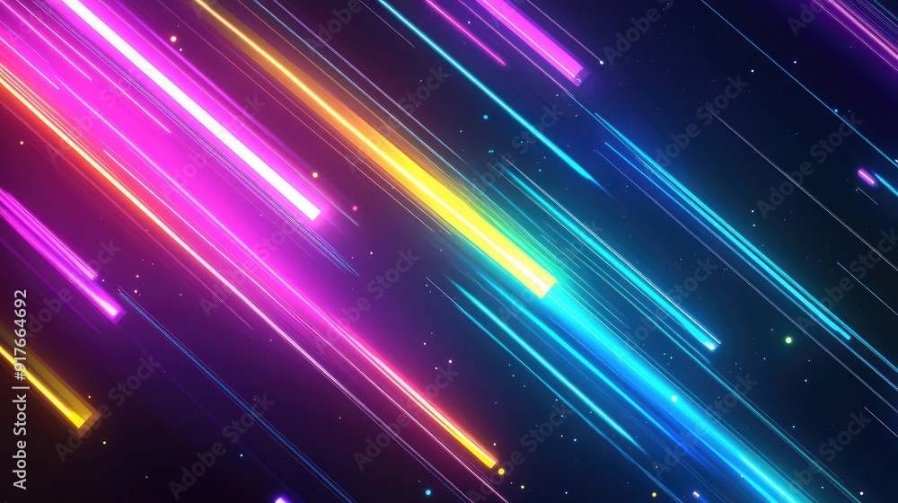 Abstract neon light background with glowing lines in vibrant colors, ideal for futuristic and tech-inspired designs. Abstract neon light background with glowing lines in vibrant colors, ideal for futuristic and tech-inspired designs.