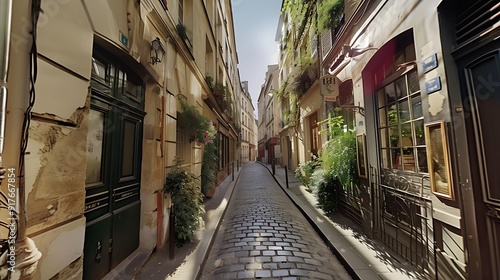 A fascinating image featuring Google Street View's panoramic exploration, offering a virtual stroll through charming alleys, historic streets, and modern boulevards with lifelike realism in