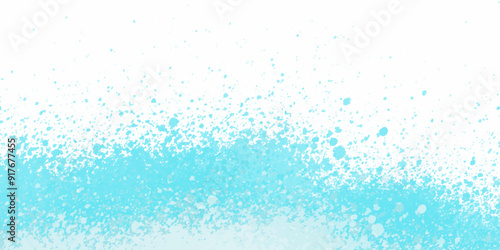 Abstract sky powder splatted background, Freeze motion of color powder exploding/throwing color powder, color glitter texture on white background. Colorful dust cloud explodes, paint Holi mist splash.