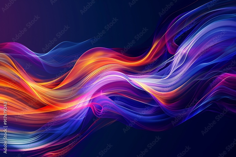 Abstract Colorful Waves Abstract Colorful Waves