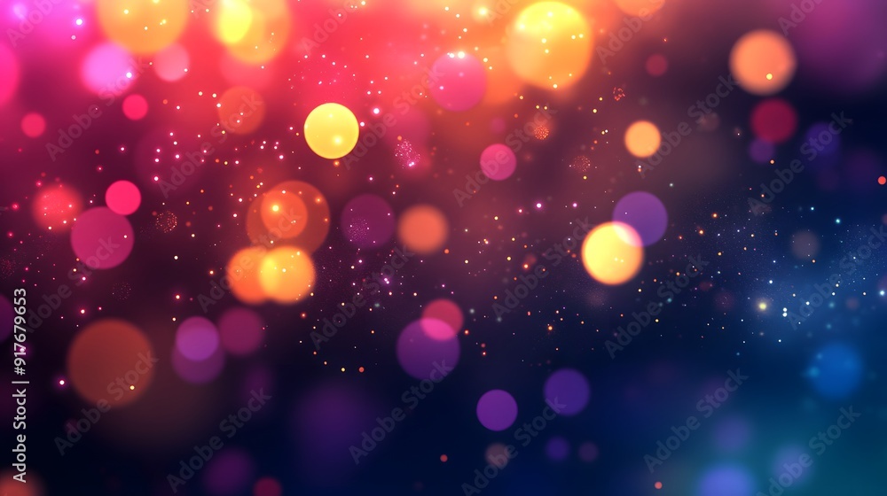 Abstract colorful bokeh background Abstract colorful bokeh background