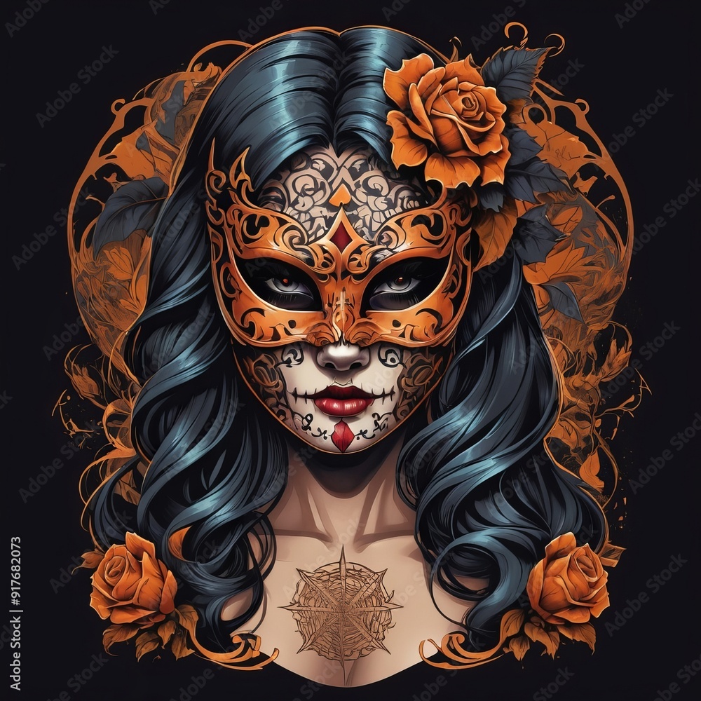 tattoo mask vector tattoo mask vector