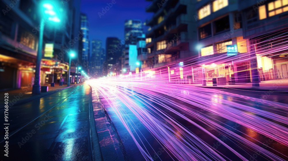 generated illustration of technology roads made out of fiber and network connections. generated illustration of technology roads made out of fiber and network connections.