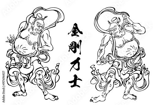 金剛力士 仏像 日本文化 阿吽像 彫刻