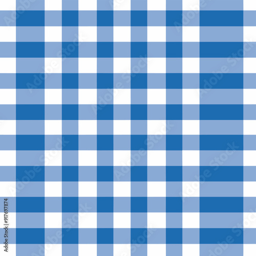 Seamless blue and white checkered pattern perfect for backgrounds wrapping paper and digital designs