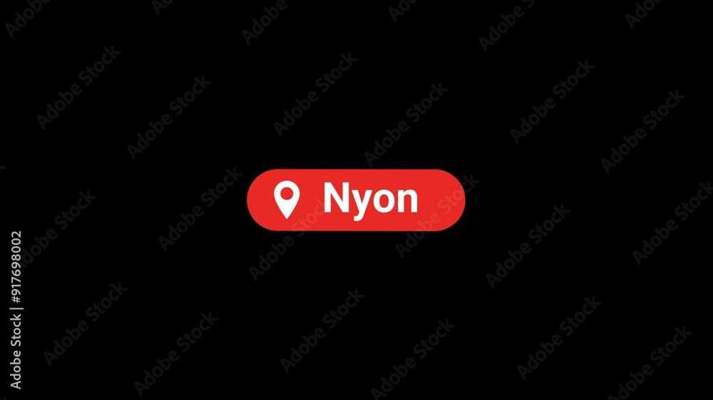 Nyon Location title Animation Nyon Location title Animation