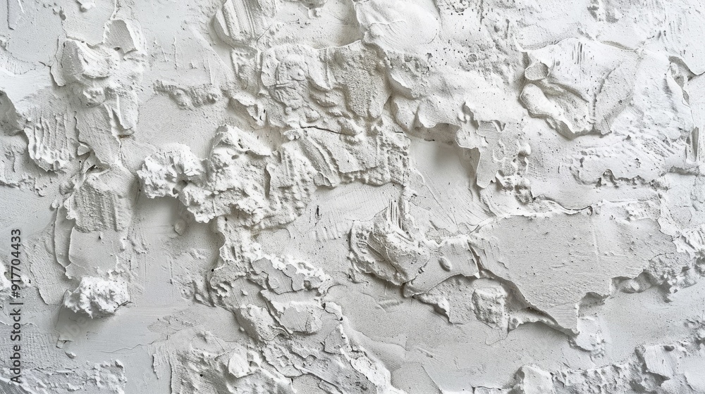 Obraz premium Textured white concrete wall background for designers