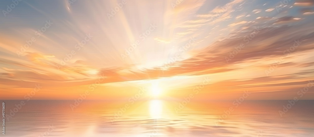 Sunset sky vertical over sea in the Morning. Sunset sky vertical over sea in the Morning.
