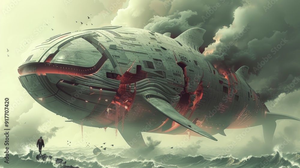 Obraz premium The Last Voyage of the Leviathan