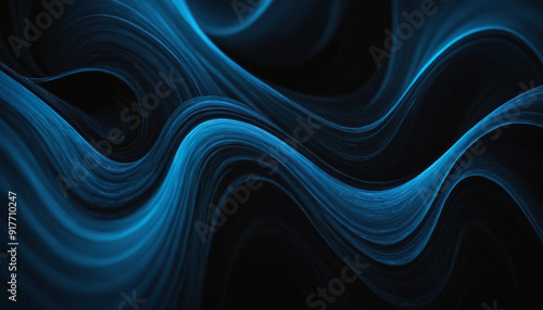 Abstract black and blue plate overlap on design modern luxury futuristic background8 photo