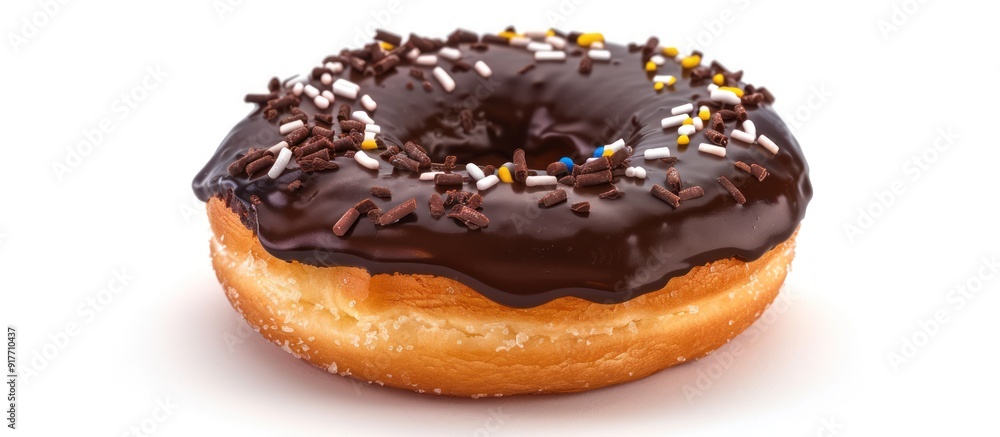 Sweet chocolate donut ,donut with chocolate cream. Sweet chocolate donut ,donut with chocolate cream.