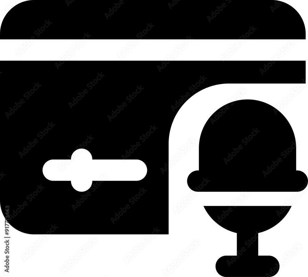 UI asmr Vector Icon Illustration. Glyph Style UI asmr Vector Icon Illustration. Glyph Style