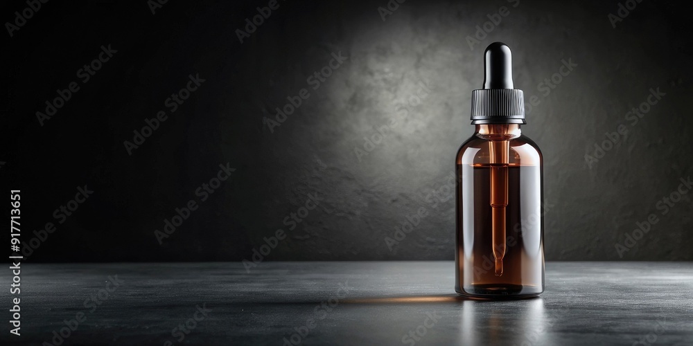 dark minimalist mockup of glass bottle dark minimalist mockup of glass bottle