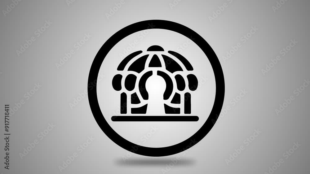 Modern Home Unlock Icon Design with Dynamic Motion Effect - Perfect for Illustrating Home Security, Smart Lock Technology, and User Authentication in Digital Platforms Modern Home Unlock Icon Design with Dynamic Motion Effect - Perfect for Illustrating Home Security, Smart Lock Technology, and User Authentication in Digital Platforms