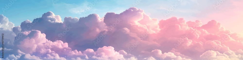 Landscape of Whimsical Cotton Candy Skies Backdrop.
Landscape of Whimsical Cotton Candy Skies Backdrop.