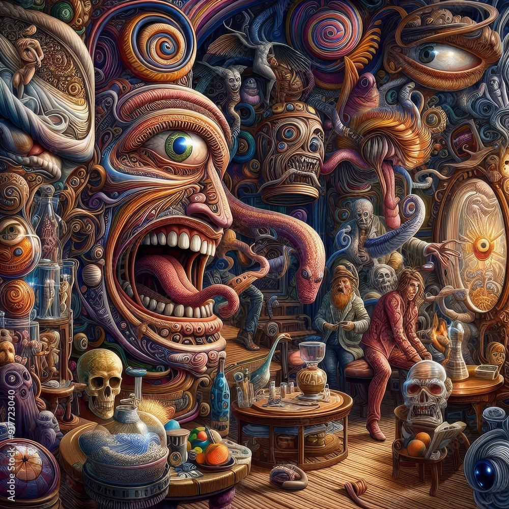 very strange photorealistic detailed illustration with deep meaning
very strange photorealistic detailed illustration with deep meaning
