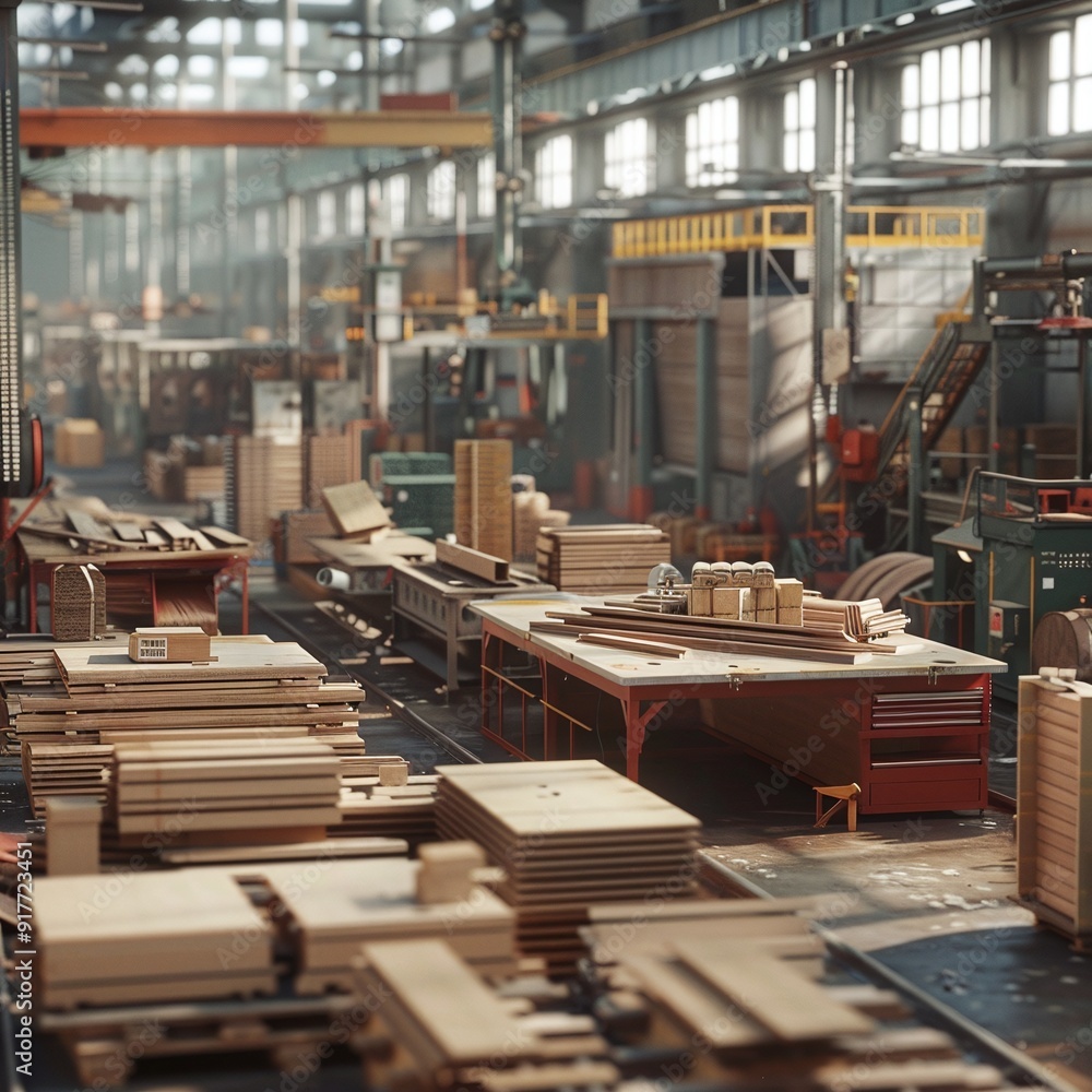 ai generative wood board production factory ai generative wood board production factory