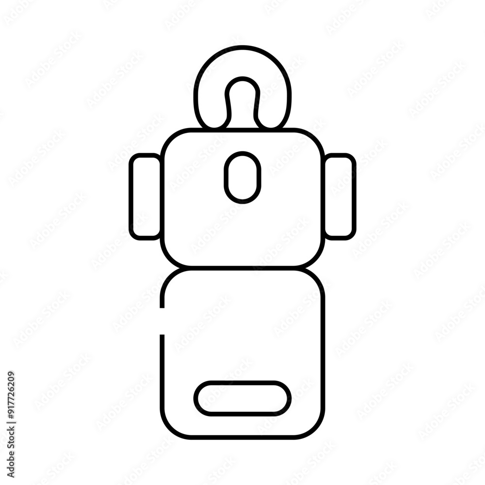 massage table line icon vector. massage table sign. isolated contour symbol black illustration massage table line icon vector. massage table sign. isolated contour symbol black illustration