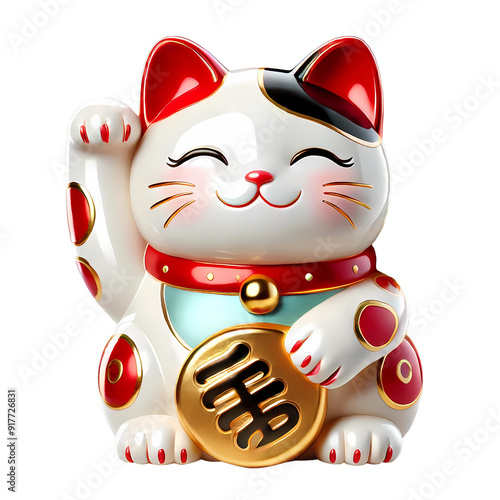 3d lucky cat