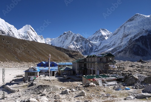 Gorak Shep, the highest settlement below Mt Everest, Nepal photo