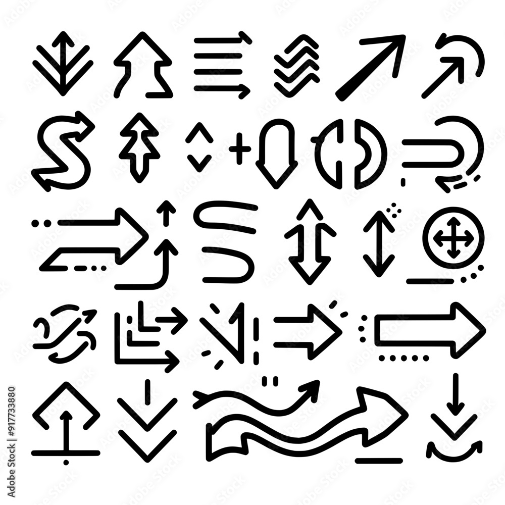 set of arrows set of arrows