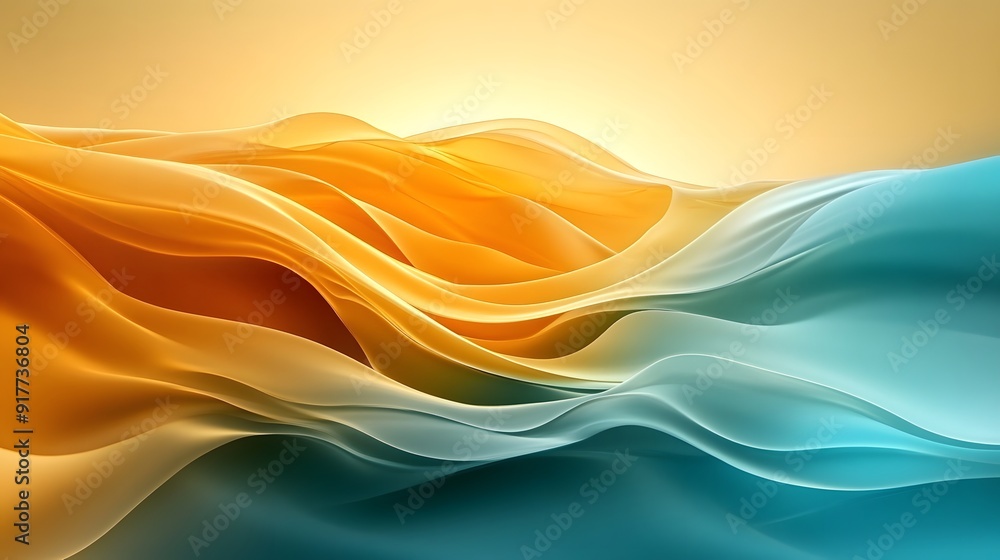 Golden-Teal Abstract Background with Soft Edges and Blurred Details, Elegantly Flowing Curves and Harmonious Color Gradient, Capturing a Modern, Minimalist Aesthetic Golden-Teal Abstract Background with Soft Edges and Blurred Details, Elegantly Flowing Curves and Harmonious Color Gradient, Capturing a Modern, Minimalist Aesthetic