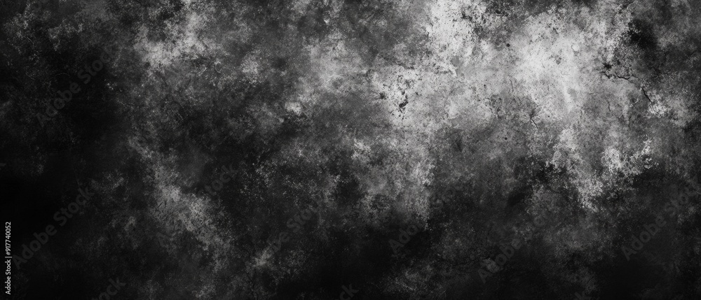 Monochrome Grunge. Black and White Grainy Texture Banner Design Monochrome Grunge. Black and White Grainy Texture Banner Design