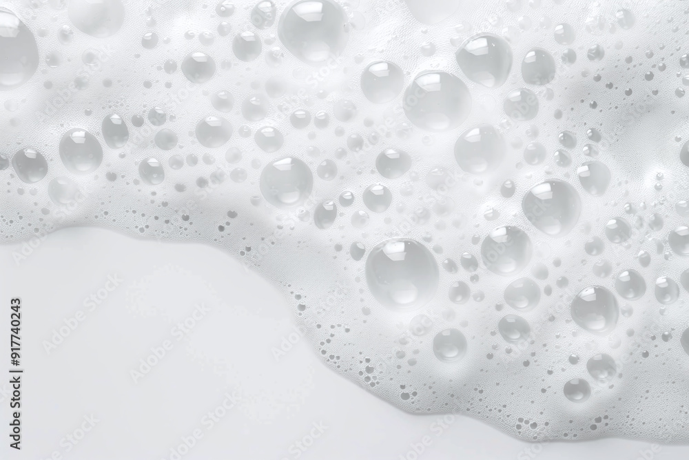 White soap foam bubbles, isolated on white background White soap foam bubbles, isolated on white background
