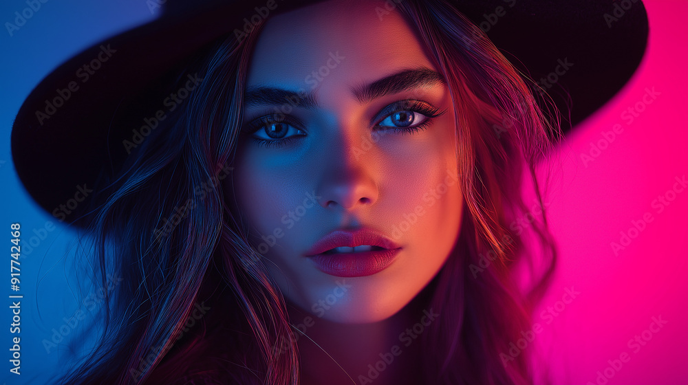 A minimalist portrait with precise light adjust A minimalist portrait with precise light adjust