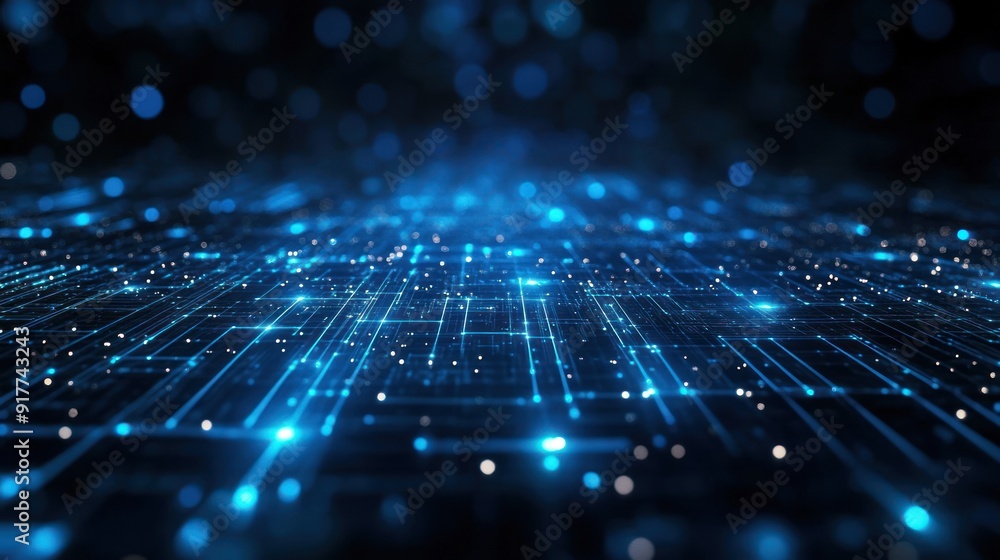 Abstract Digital Network Illustration Abstract Digital Network Illustration