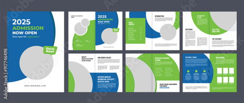 education brochure design template