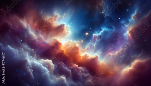 nebula in the cosmos 