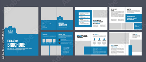 school admission & back to school company profile brochure design template