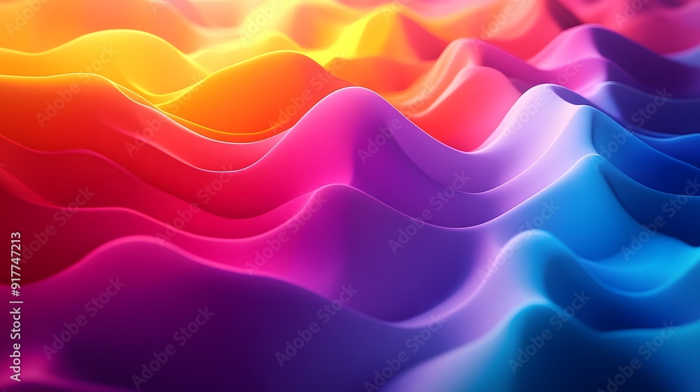 Vibrant Spectrum. Futuristic art concept Vibrant Spectrum. Futuristic art concept