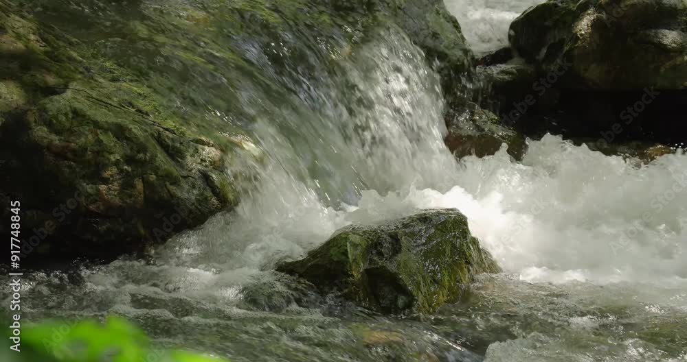 Close up waterfall in forest travel location on Thailand. Close up waterfall in forest travel location on Thailand.