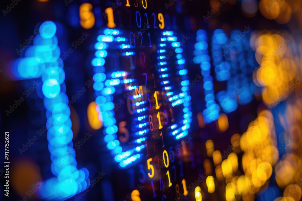 Futuristic Digital Data Flow Futuristic Digital Data Flow