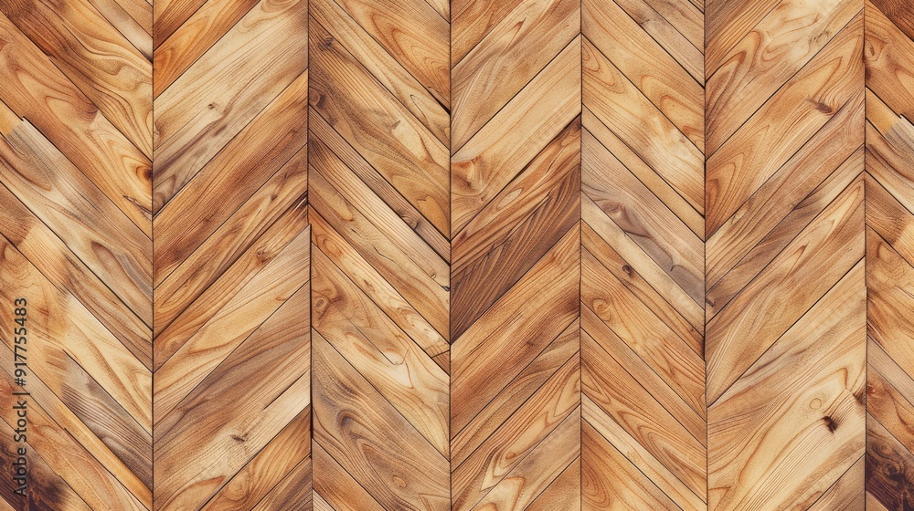 Light brown chevron wood parquet pattern without seams Light brown chevron wood parquet pattern without seams