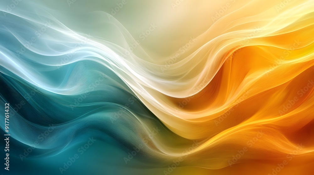 Golden-Teal Abstract Background with Soft Edges and Blurred Details, Elegantly Flowing Curves and Harmonious Color Gradient, Capturing a Modern, Minimalist Aesthetic Golden-Teal Abstract Background with Soft Edges and Blurred Details, Elegantly Flowing Curves and Harmonious Color Gradient, Capturing a Modern, Minimalist Aesthetic