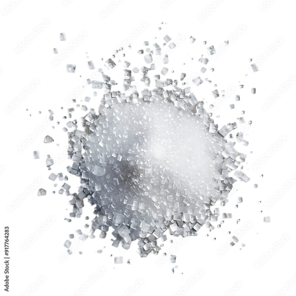 Realistic White Sugar PNG on Transparent Background Realistic White Sugar PNG on Transparent Background