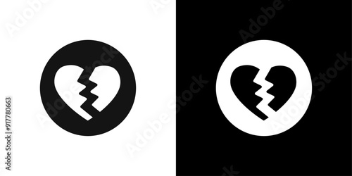 Divorce icon (2) Symbol mark in filled style