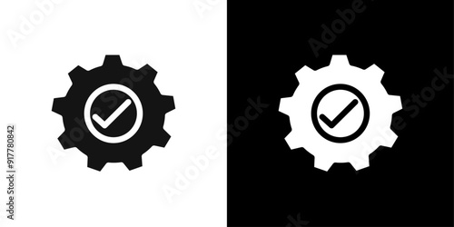 Easy Installation icon Symbol mark in filled style