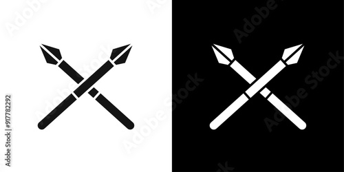 lance icon Symbol mark in filled style