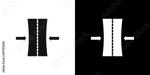 Resilience icon Symbol mark in filled style
