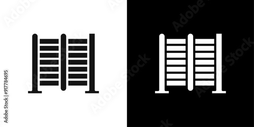 trellis icon Symbol mark in filled style